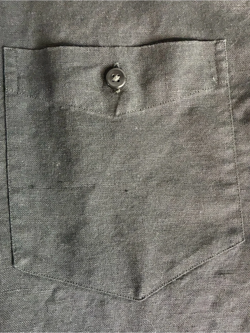 Stafford Relaxed Fit Mens Sz 16 Short Sleeve Shirt Black Button Up Casual Y2k
